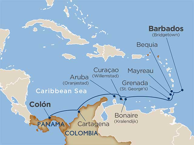 voyage map